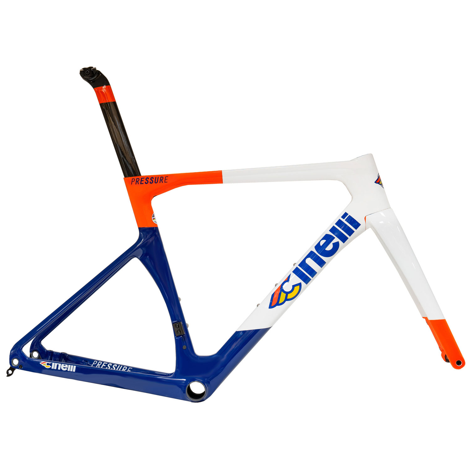 Pressure Disc Frameset Triple White Chicken Cyclekit